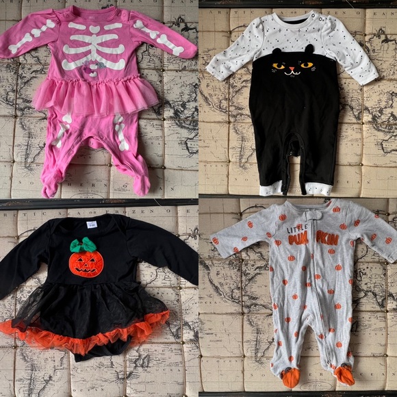 Bundle of baby girls Halloween clothes. - Picture 5 of 5